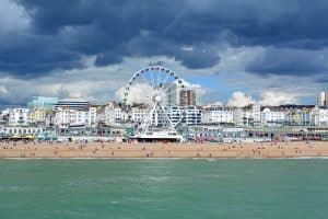 Beautiful shot of Brighton UK