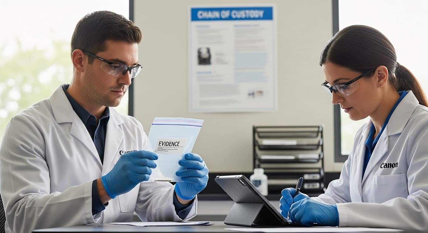 chain of custody, evidence, importance