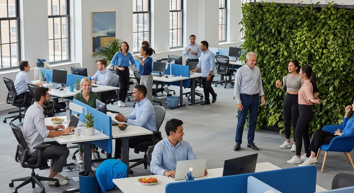office wellness, workplace health, employee wellbeing
